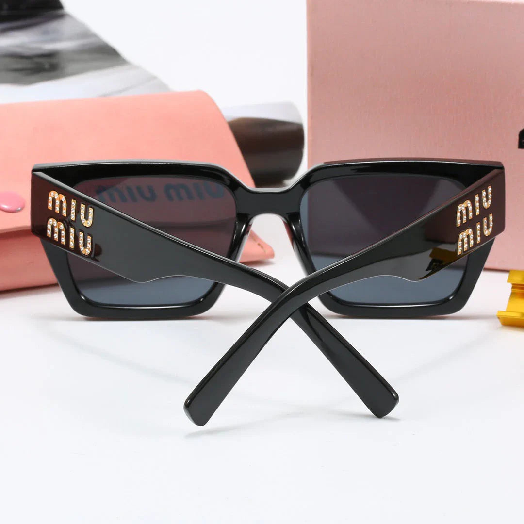Luxury Square Frame Universal Solglasögon 4018