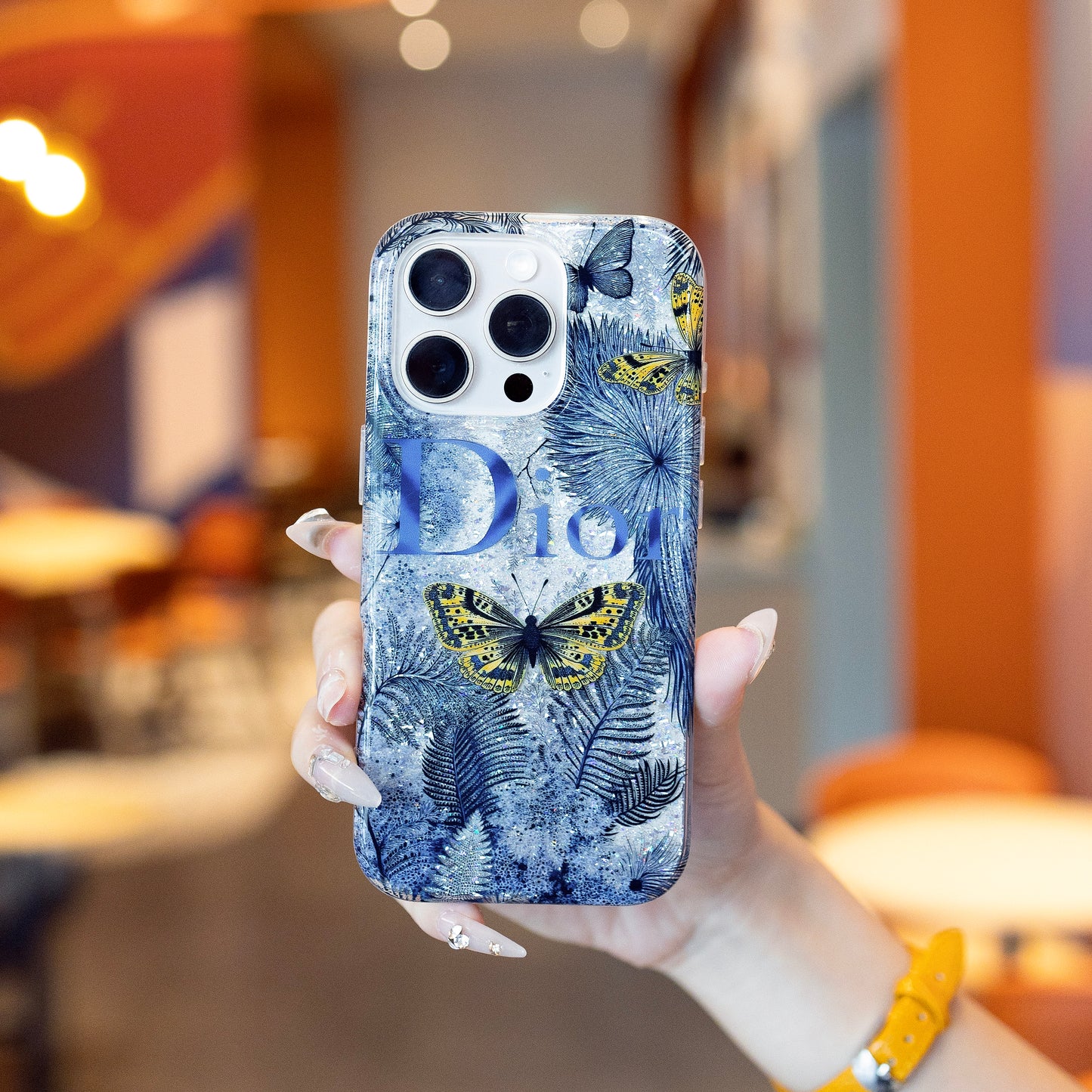 Dr. Butterfly Glam Sparkling iPhone Case