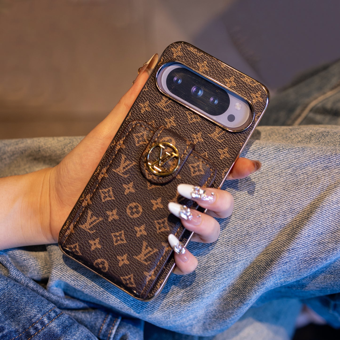 Luxusní styl pouzdra na telefon Google Pixel
