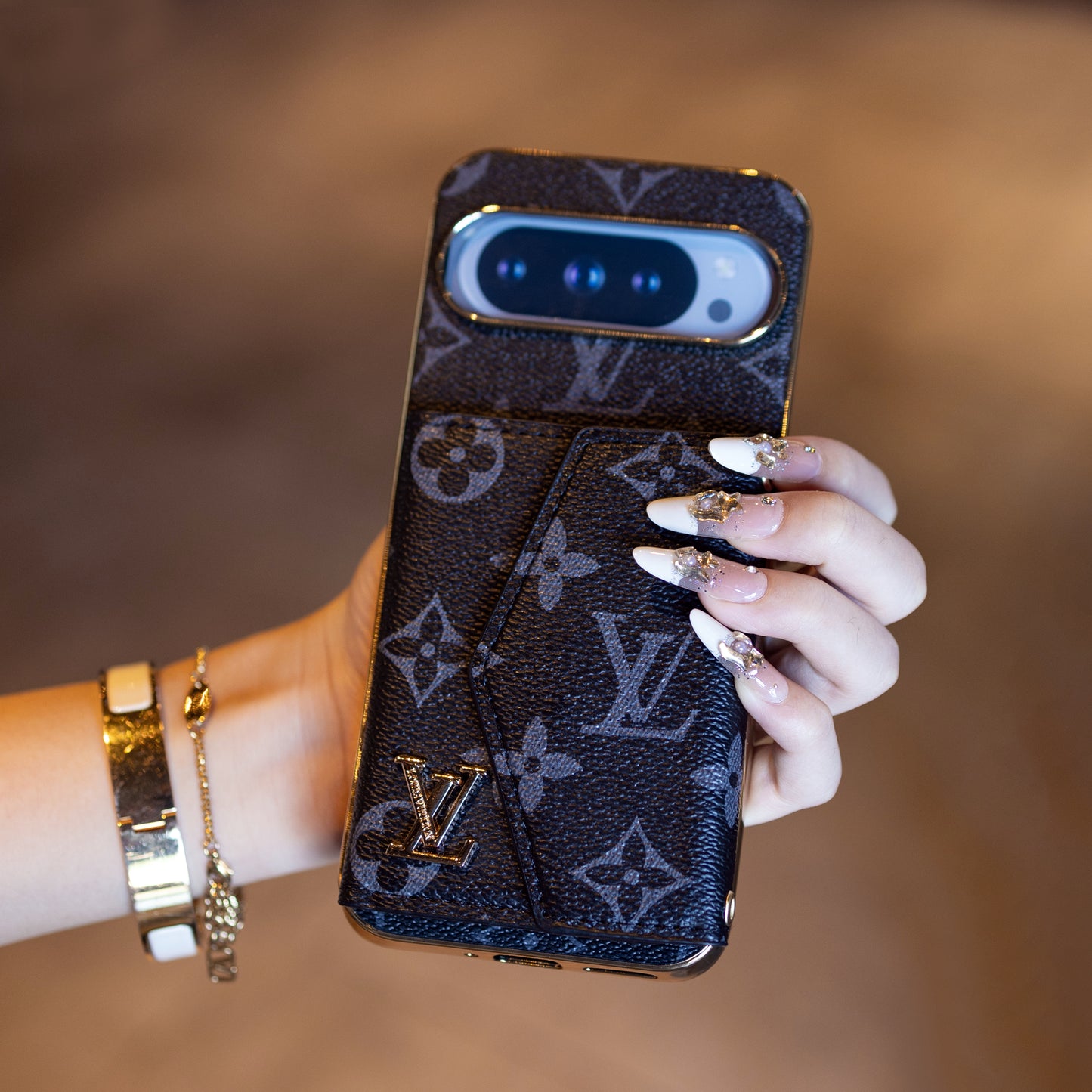 Luxusní držák karty Styl Google Pixel Phone Case