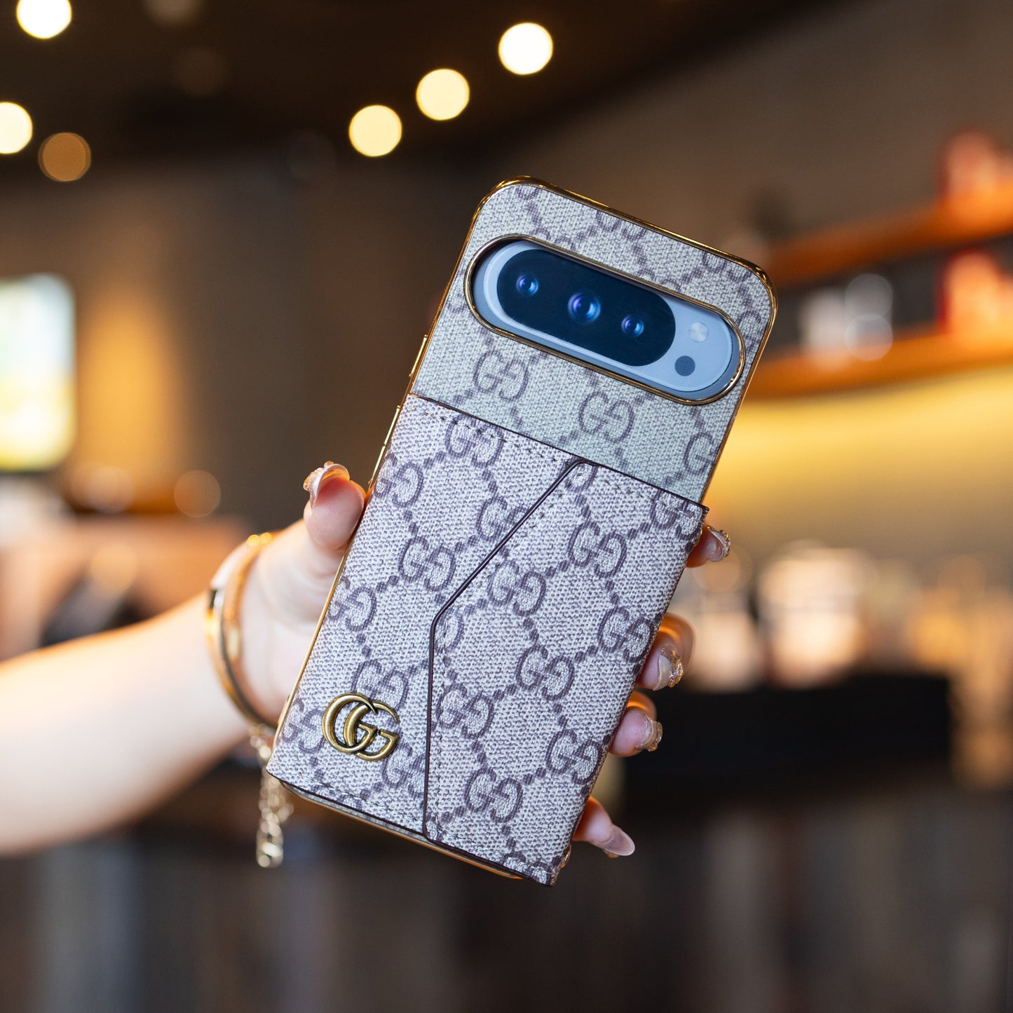 Luxusní držák karty Styl Google Pixel Phone Case