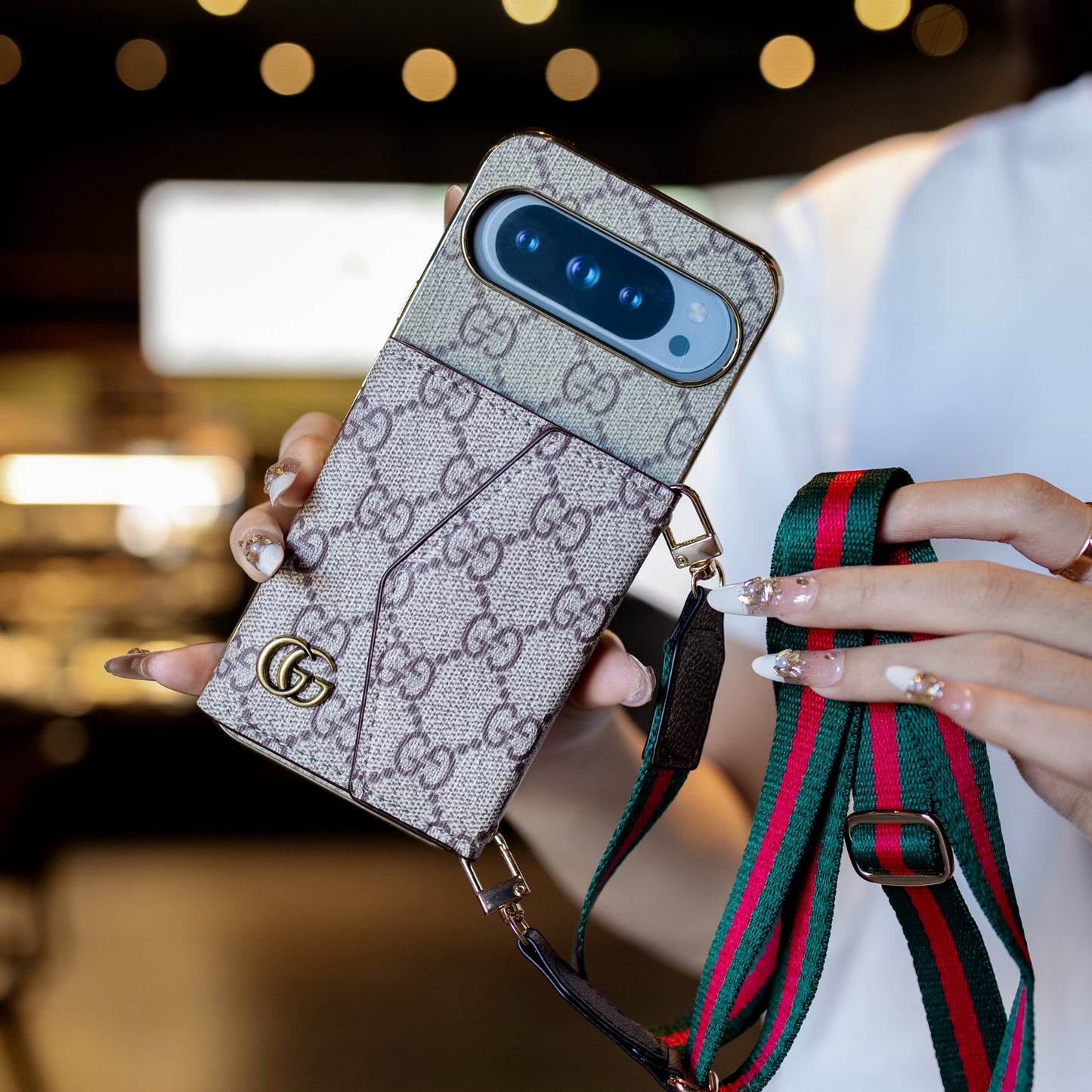 Luxusní držák karty Styl Google Pixel Phone Case