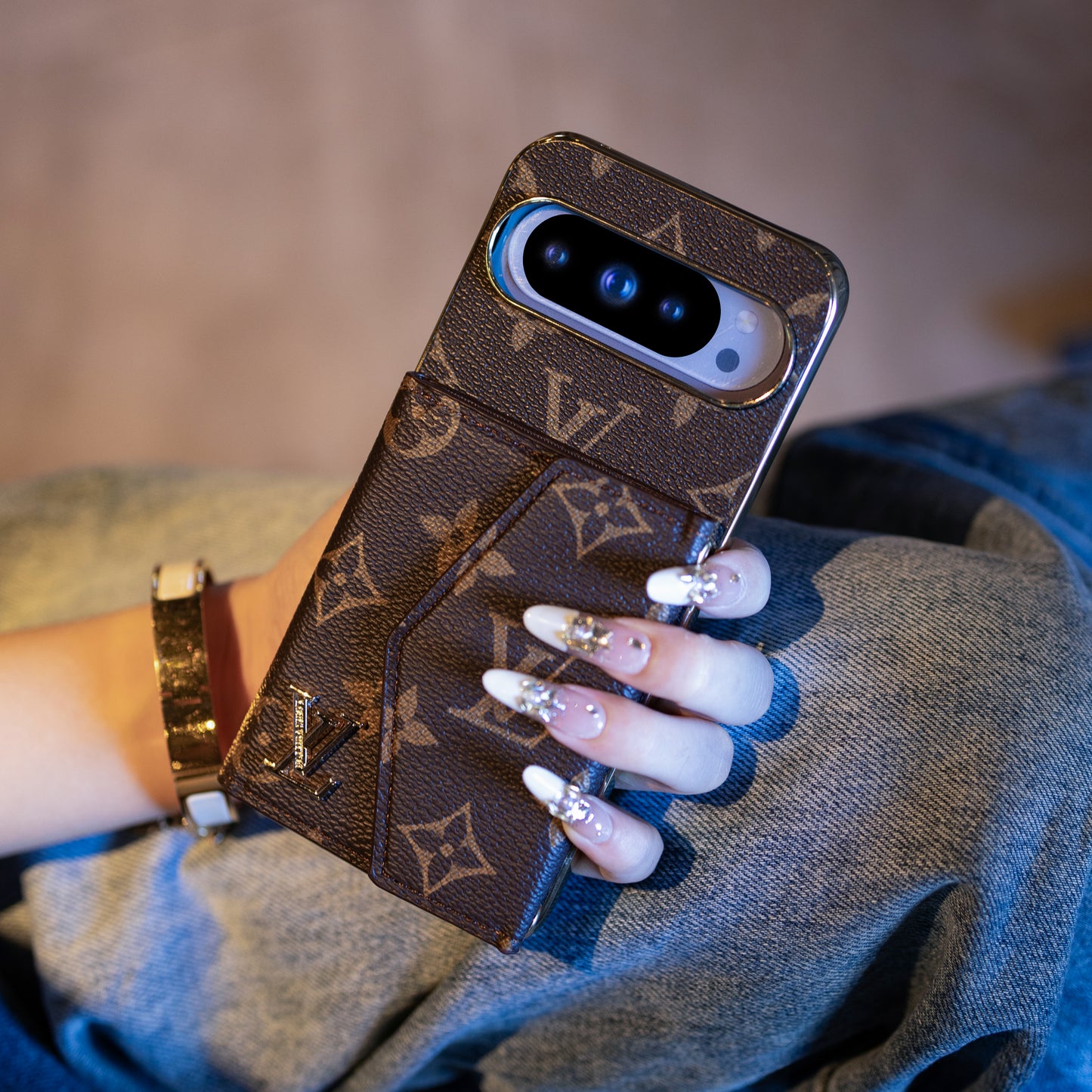 Luxusní držák karty Styl Google Pixel Phone Case