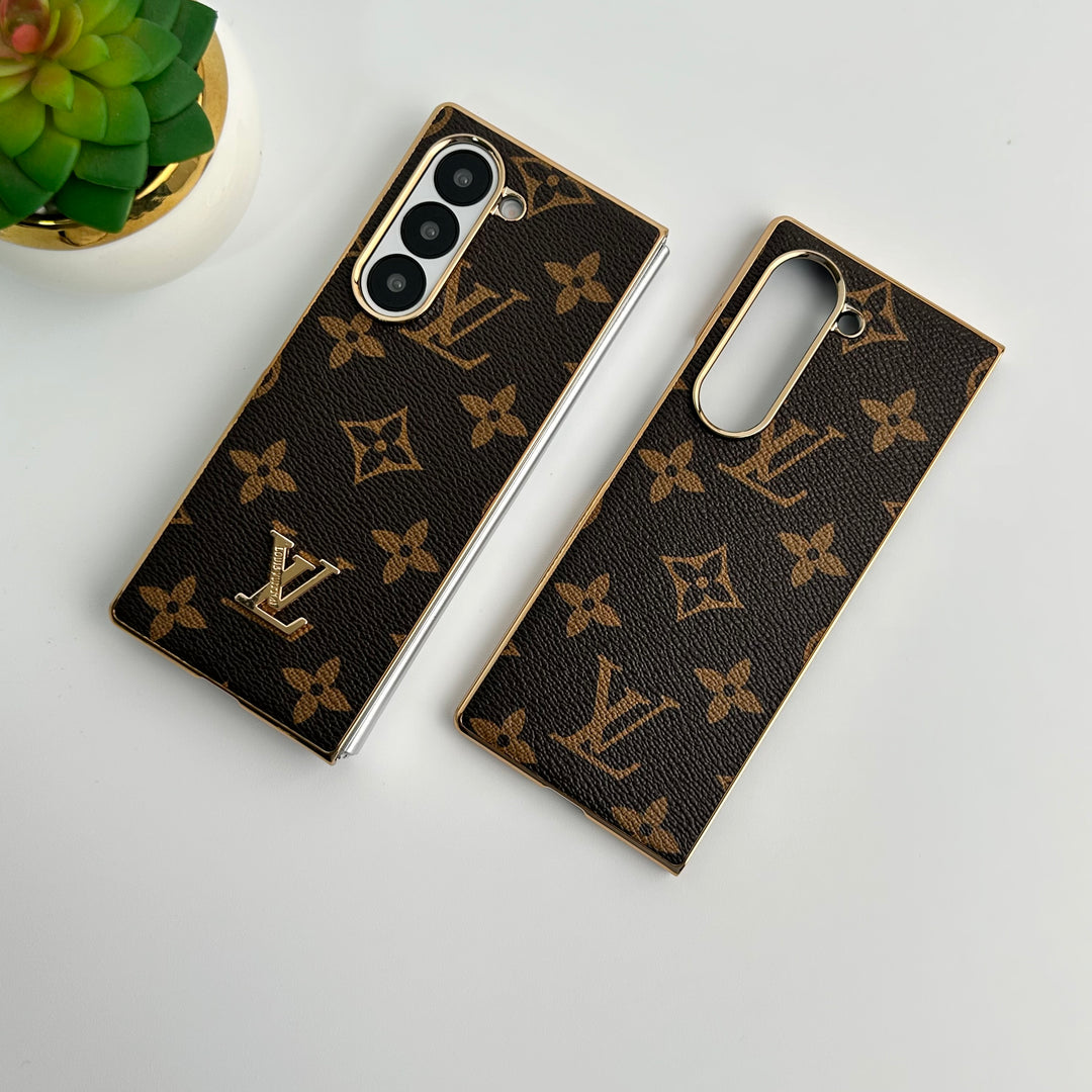 Samsung Galaxy Z Fold 6 Luksusforgyldt læderkasse
