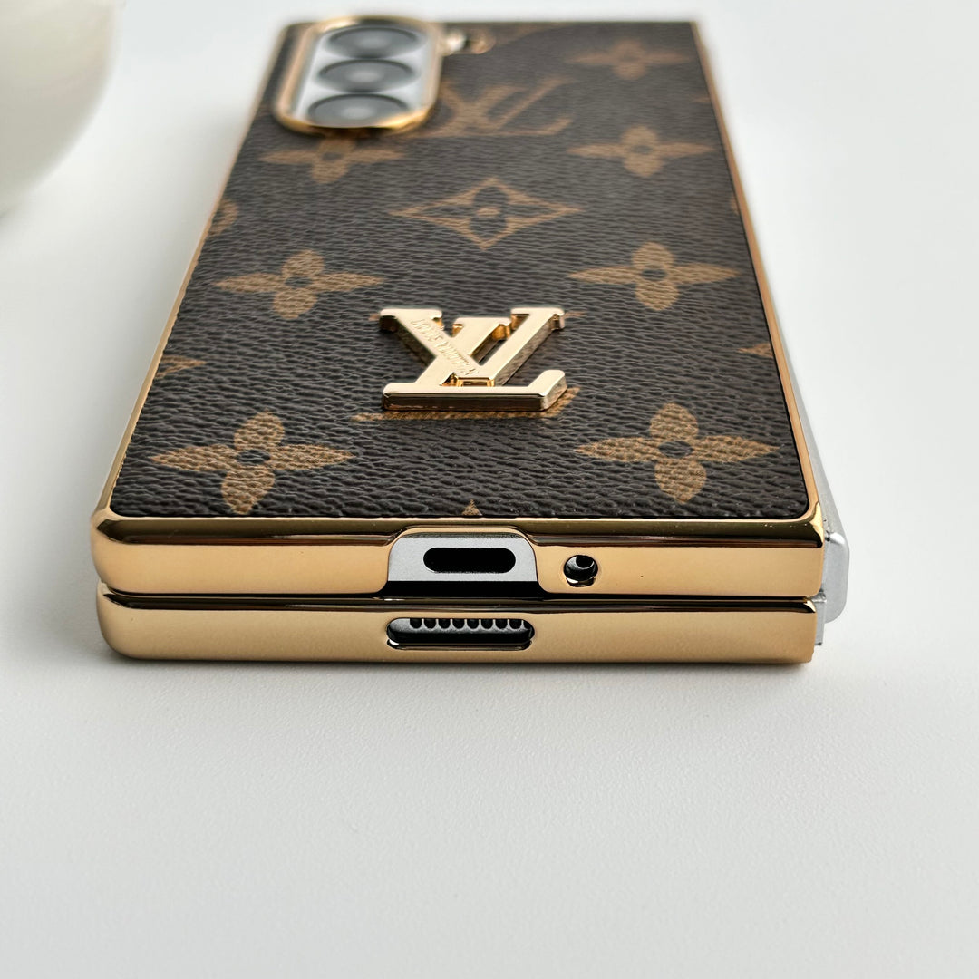 Samsung Galaxy Z Fold 6 Luksusforgyldt læderkasse
