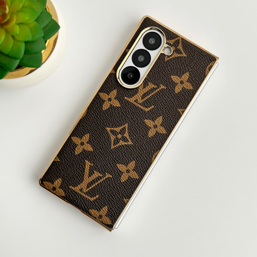 Samsung Galaxy Z Fold 6 Luksusforgyldt læderkasse