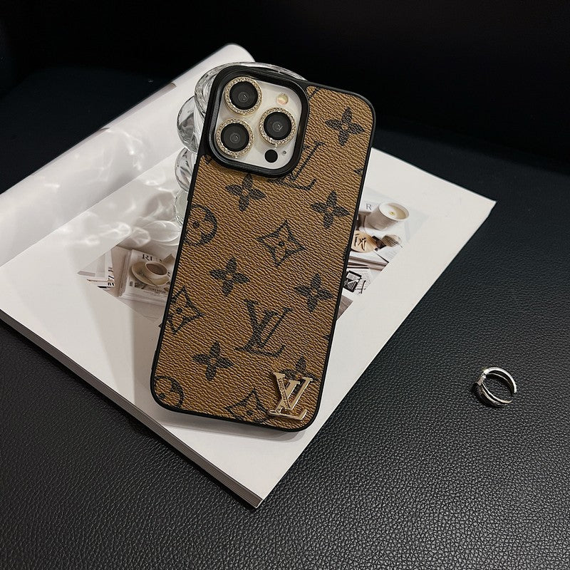 Lou Classic Leather iPhone -fodral