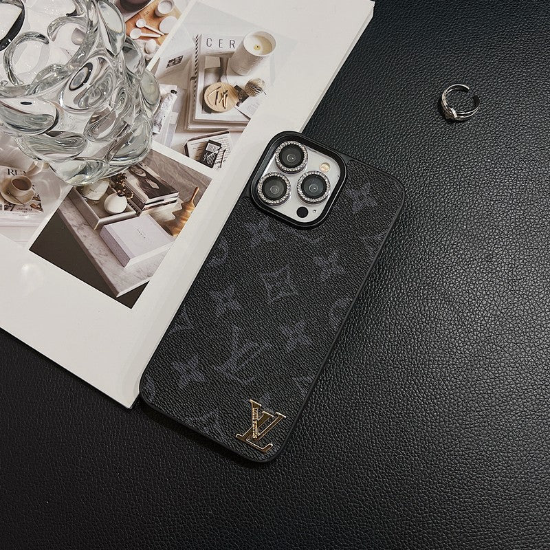 Lou Classic Leather iPhone -fodral