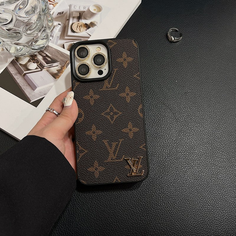 Lou Classic Leather iPhone -fodral