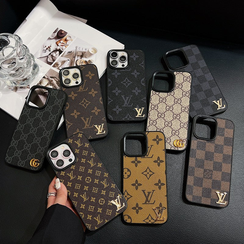 Lou Classic Leather iPhone -fodral