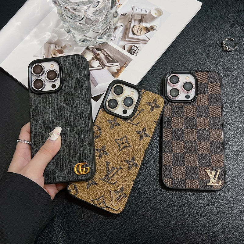 Lou Classic Leather iPhone -fodral