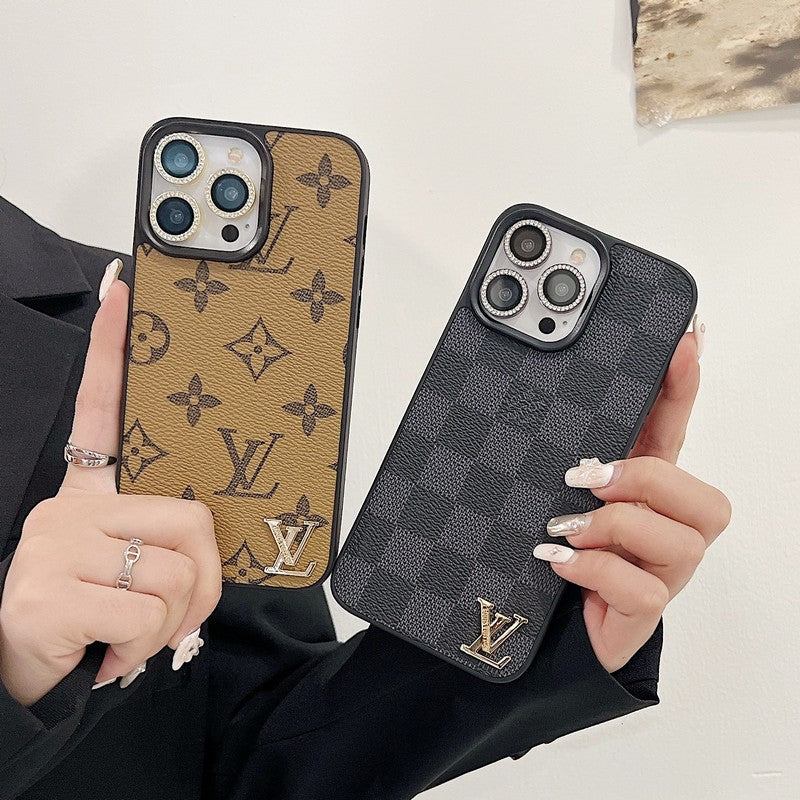 Lou Classic Leather iPhone -fodral