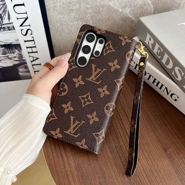 Monogram Canvas Leather Willet Samsung Mobile Telephone Case