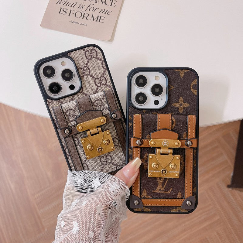Custodia per iPhone del titolare della carta Lou GG