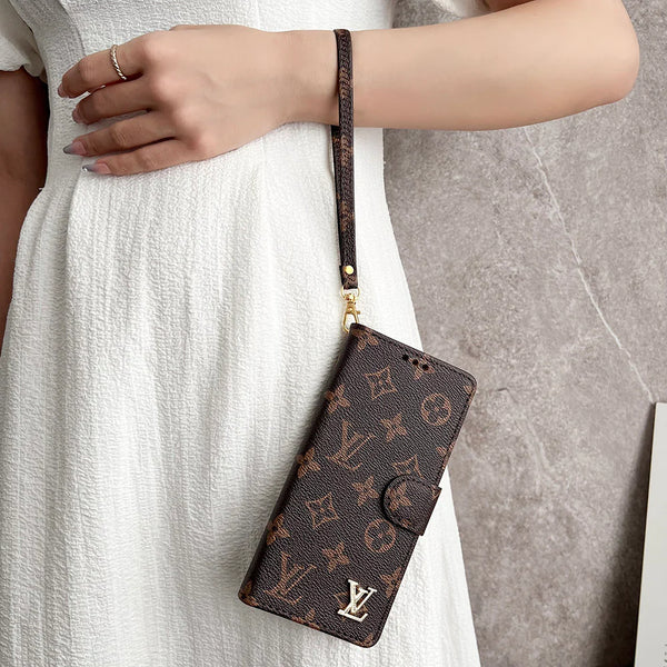 Monogram Canvas Leather Willet Samsung Mobile Telephone Case