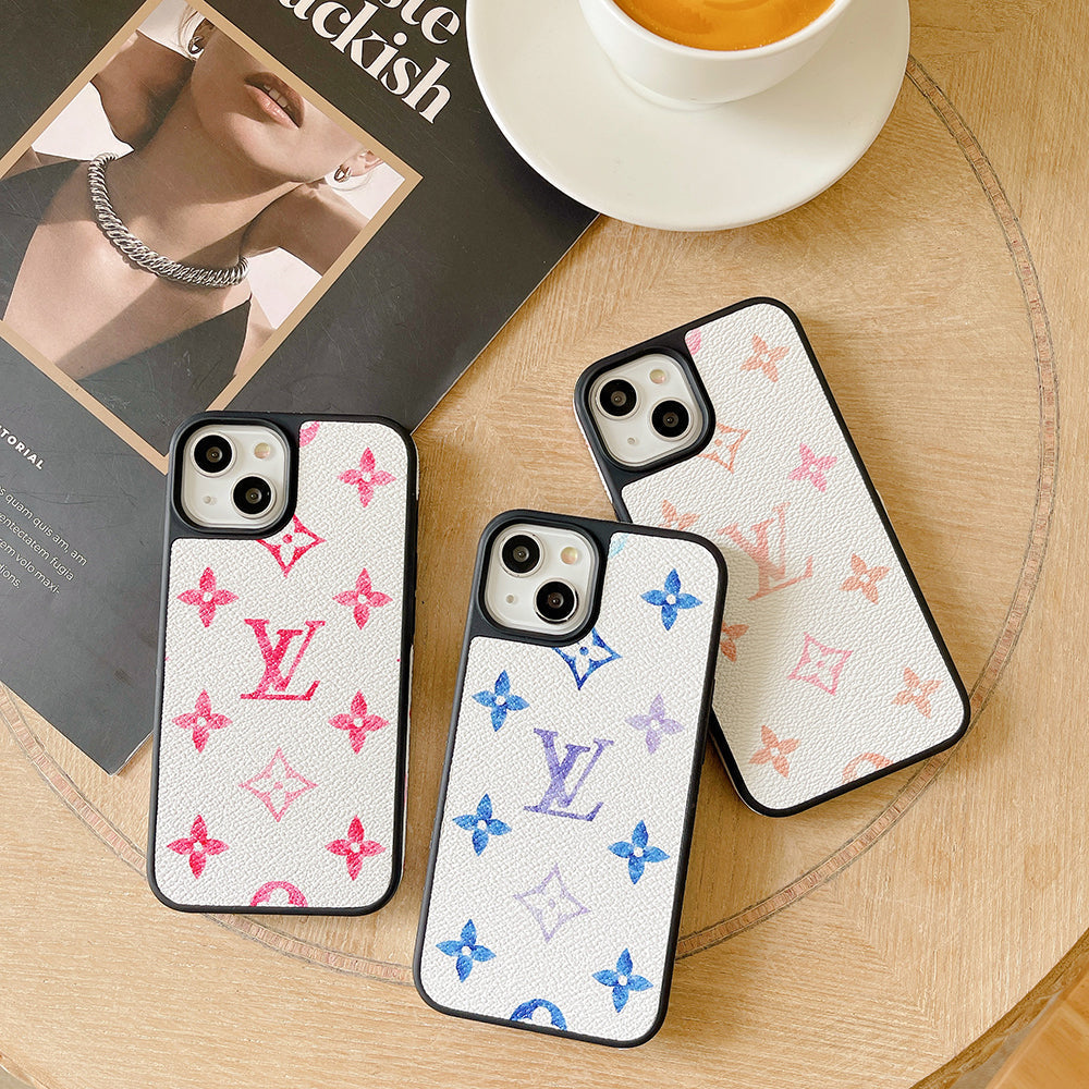 Custodia per iPhone in pelle Lou Color