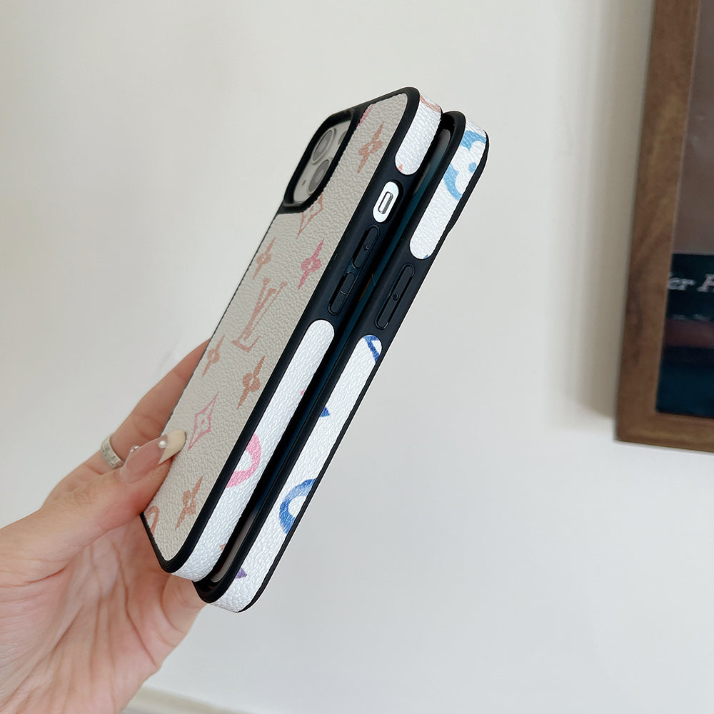 Custodia per iPhone in pelle Lou Color