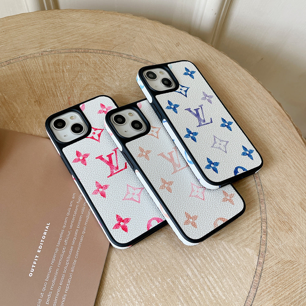 Custodia per iPhone in pelle Lou Color