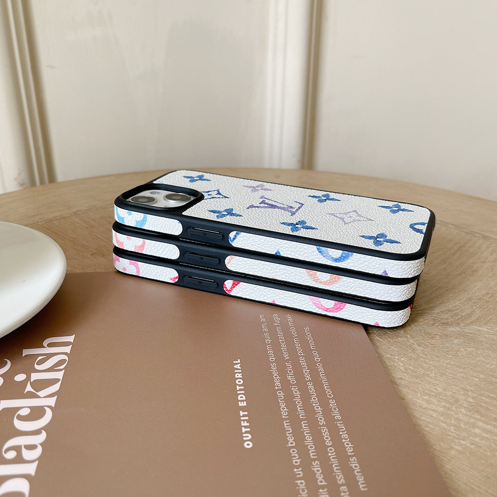 Custodia per iPhone in pelle Lou Color