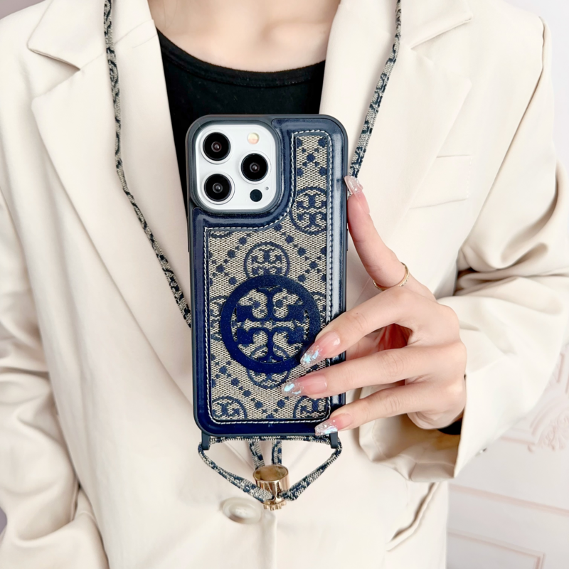 Custodia per iPhone in pelle Tory