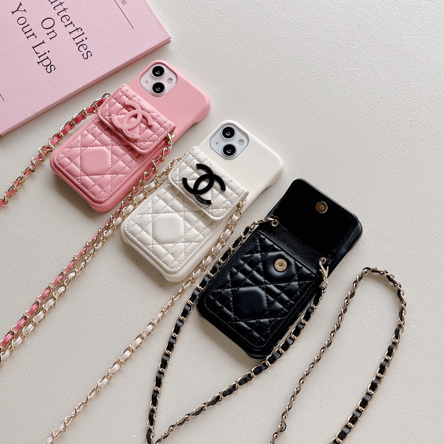 CC Card Holder Chain Case iPhone