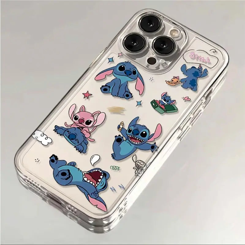 Süße und süße Stich Angel -Telefonhülle