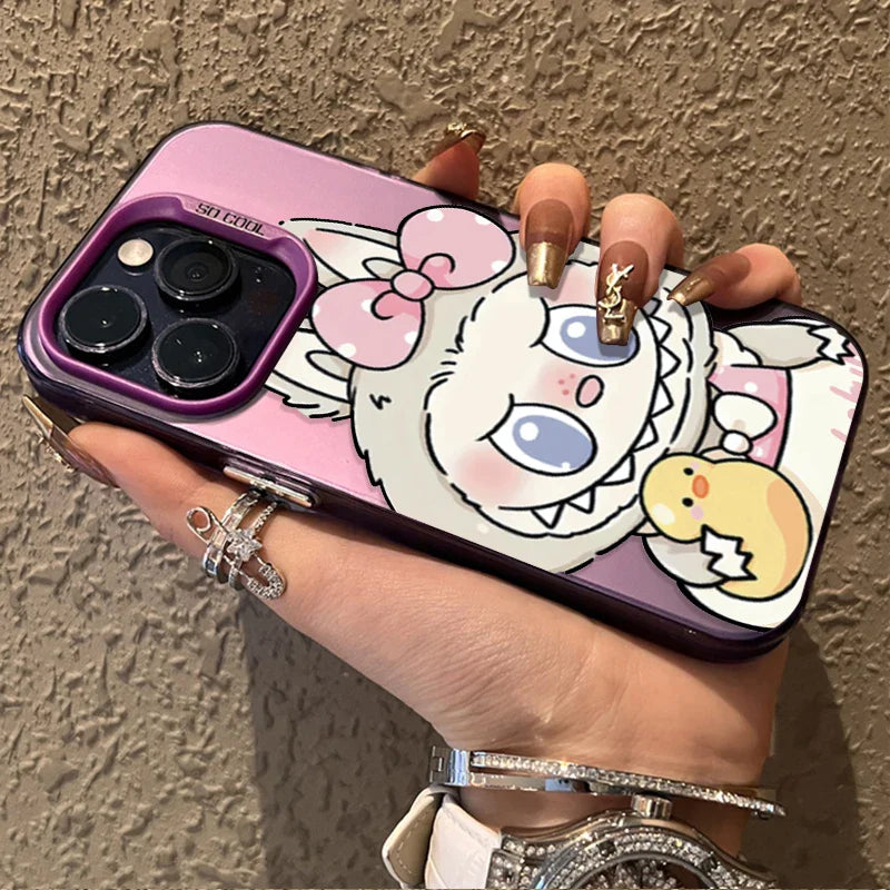 Cute Interesting Labubu Matte Phone Case