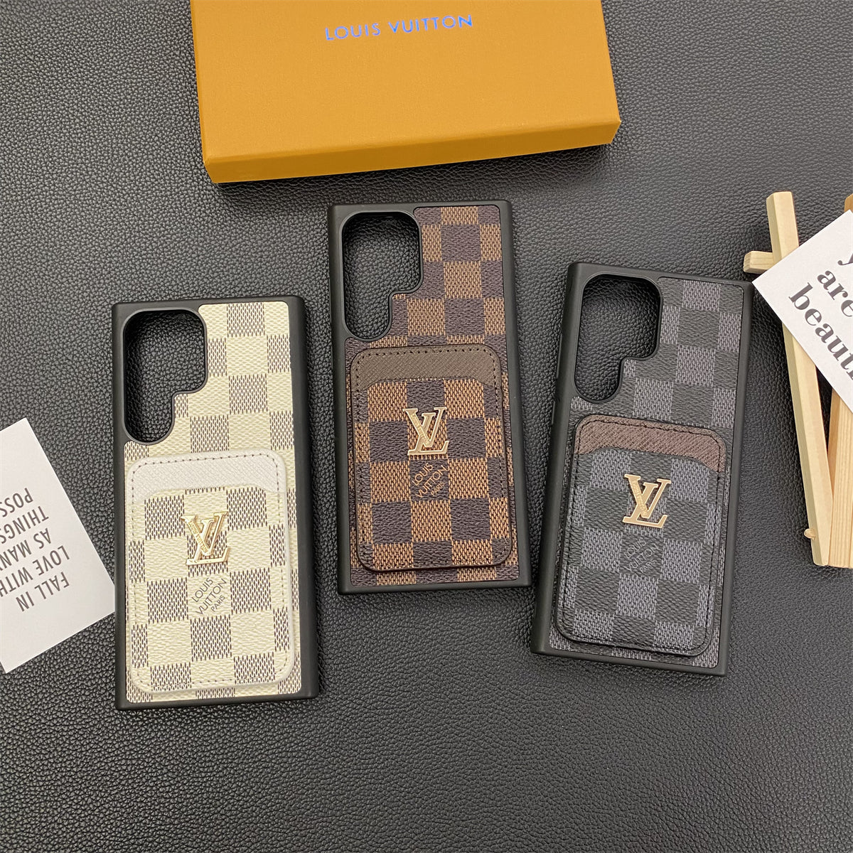 Samsung Galaxy Petite Malle Telefon Cases Holder Monogram Canvas