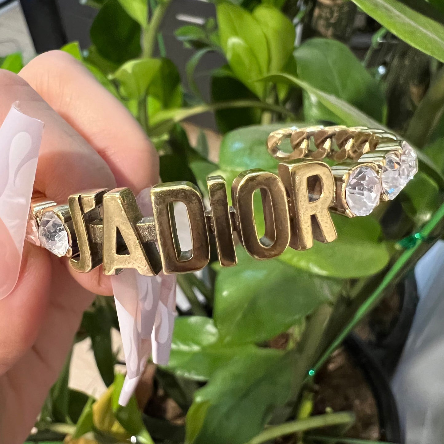 JA Rhinestone Design Bracelet