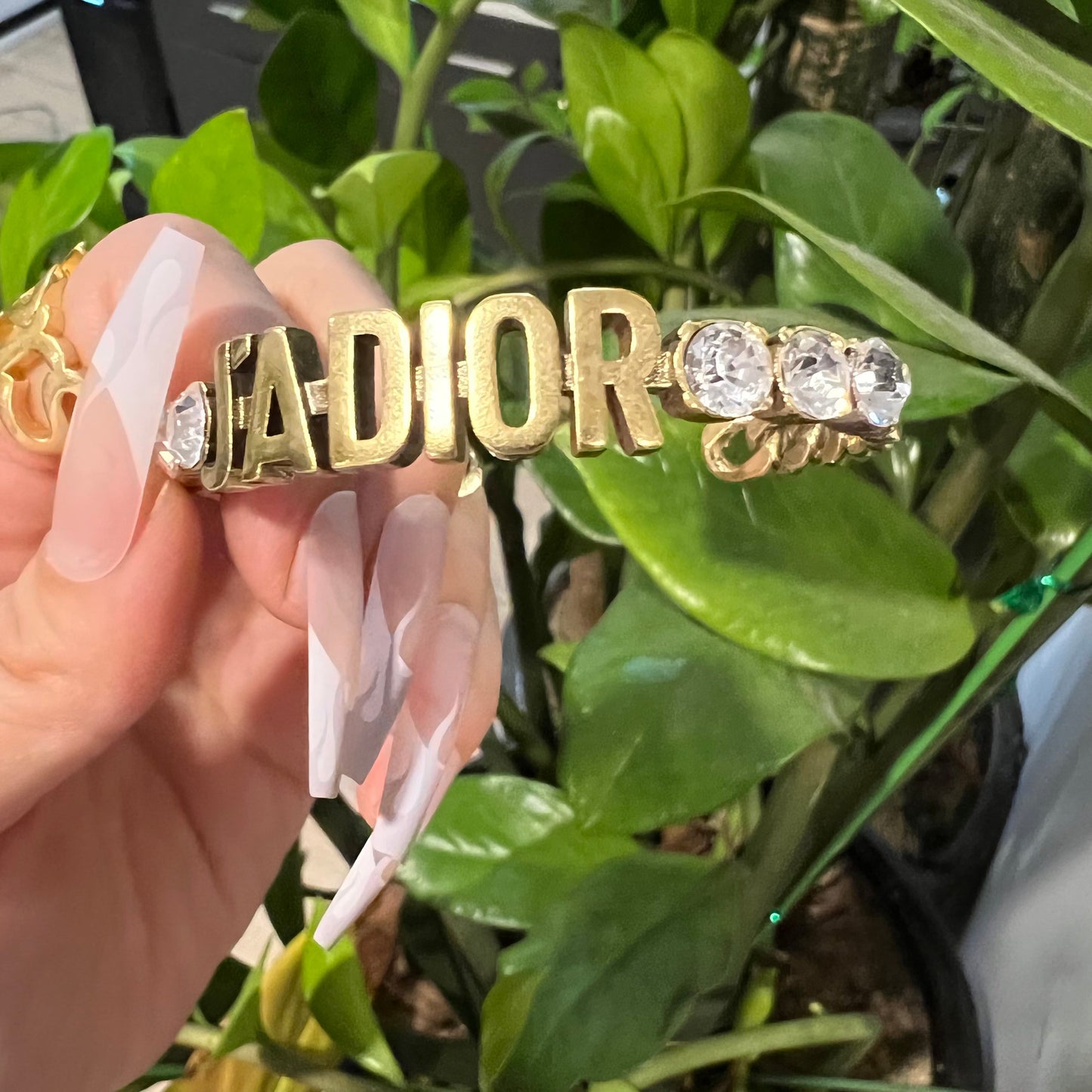 JA Rhinestone Design Bracelet