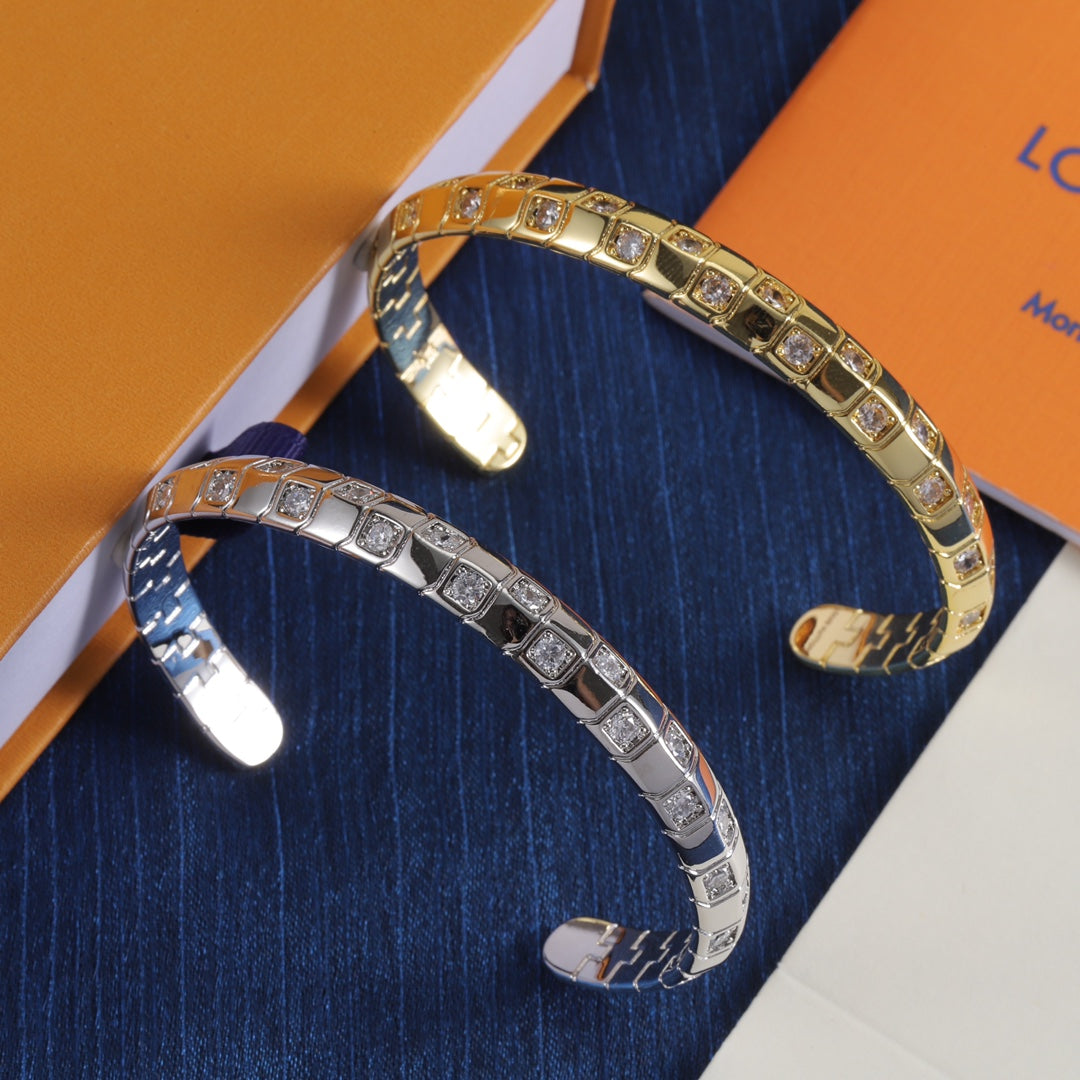 Gold Love Open Bracelet