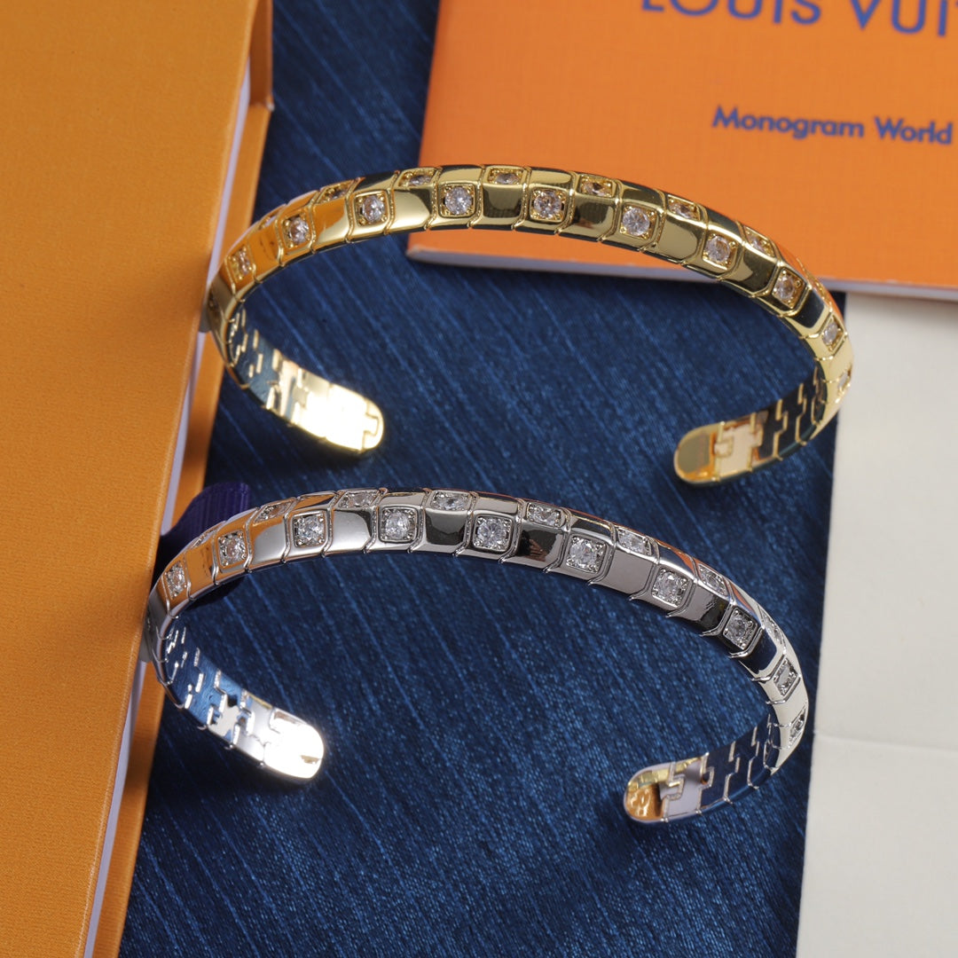 Gold Love Open Bracelet