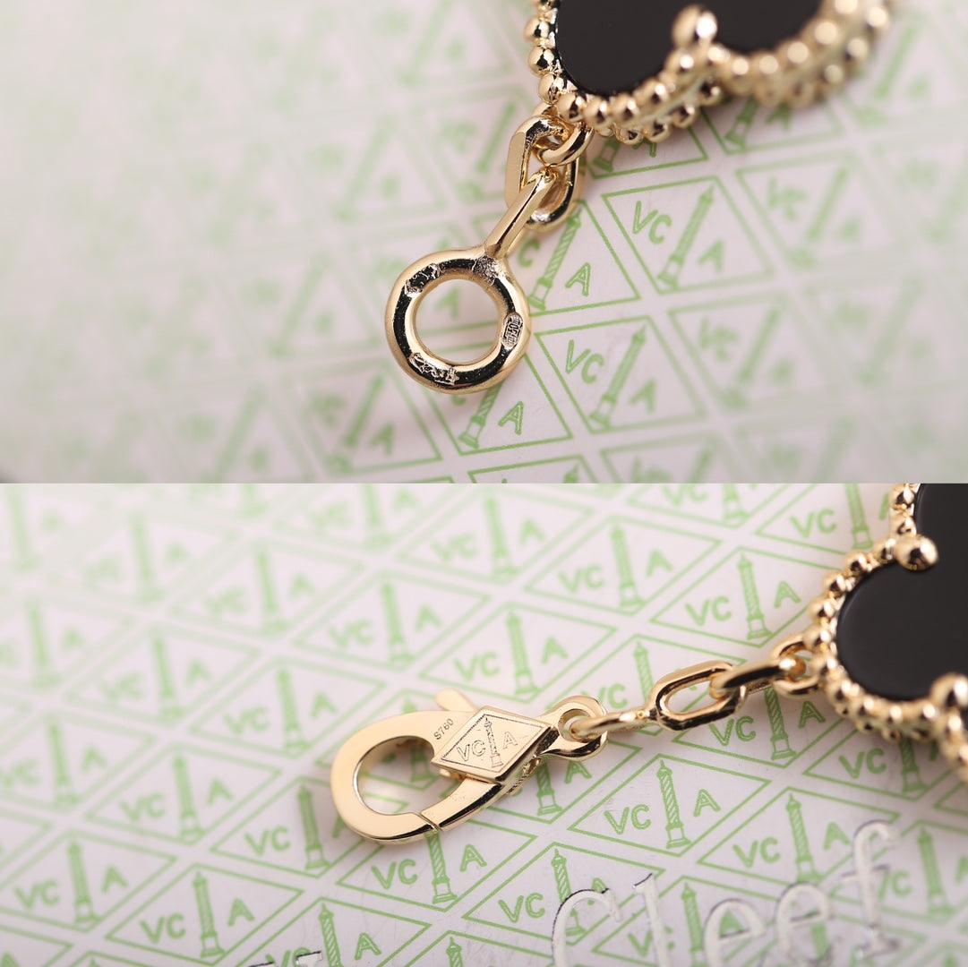 Vintage Black Leaves Bracelet