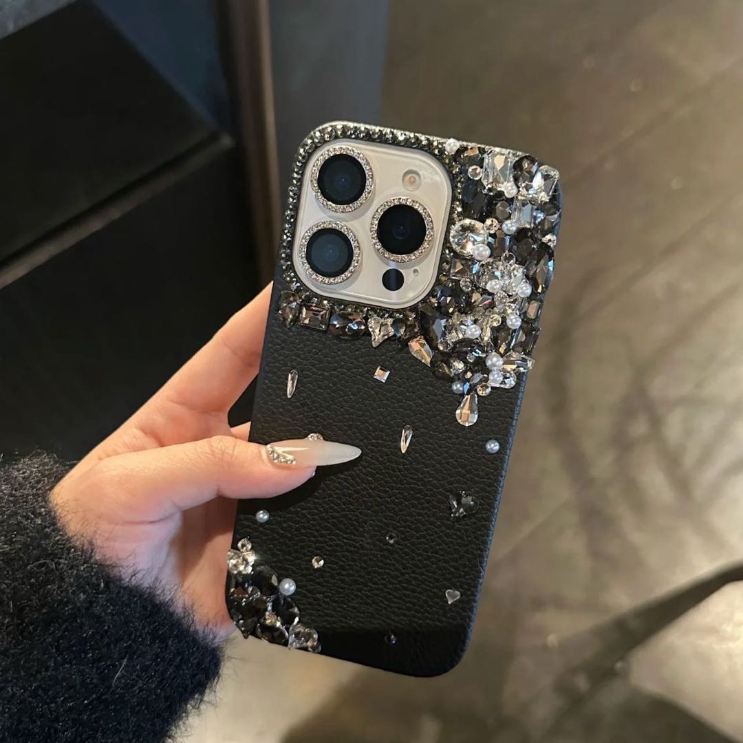 Crystal - Case di telefono accento: custodia per iPhone eleganza discreta