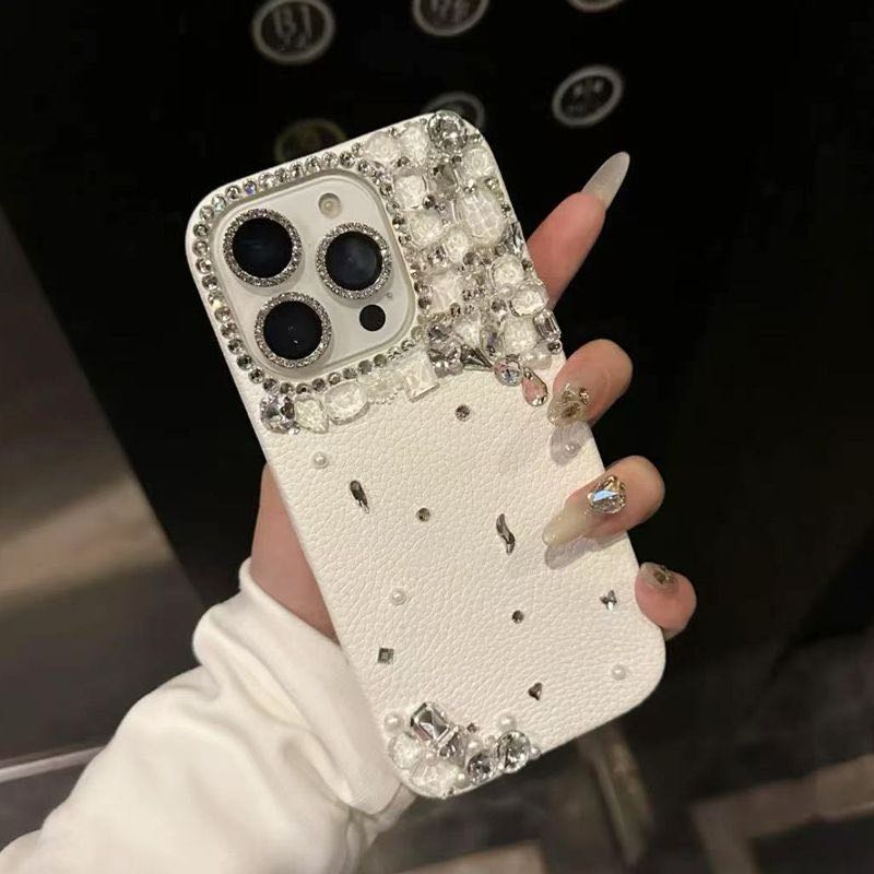 Crystal - Case di telefono accento: custodia per iPhone eleganza discreta