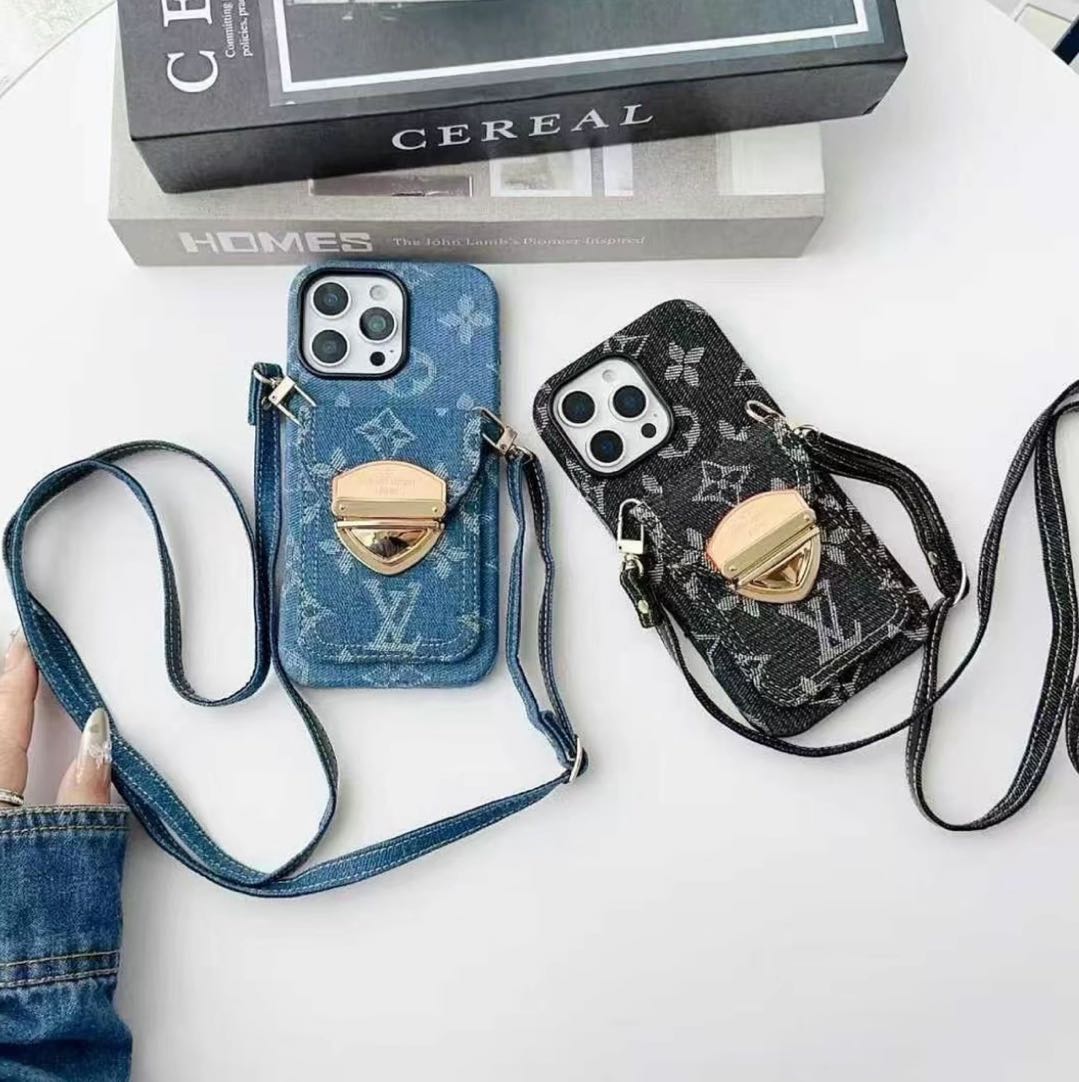 L- - στυλ Crossbody Magnetic Card - Θήκη τηλεφώνου Holder