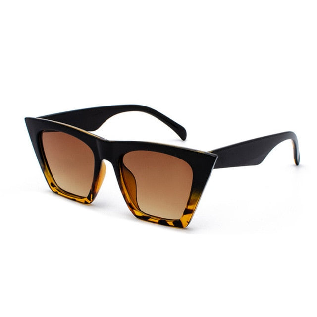 νέα γυαλιά ηλίου Suncases Square Glasses Εξατομικευμένα μάτια γάτας πολύχρωμα γυαλιά ηλίου Τάση ευέλικτα γυαλιά ηλίου UV400 κουρτίνα