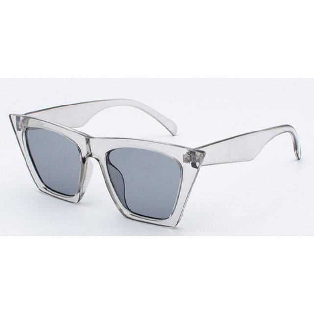 νέα γυαλιά ηλίου Suncases Square Glasses Εξατομικευμένα μάτια γάτας πολύχρωμα γυαλιά ηλίου Τάση ευέλικτα γυαλιά ηλίου UV400 κουρτίνα