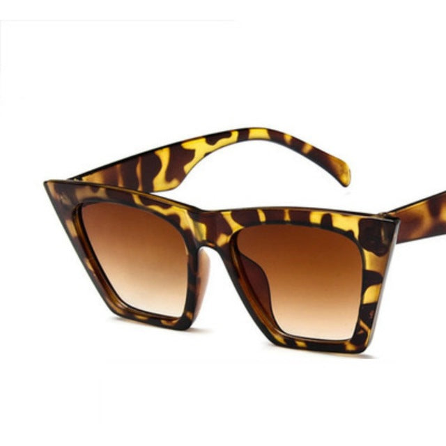 νέα γυαλιά ηλίου Suncases Square Glasses Εξατομικευμένα μάτια γάτας πολύχρωμα γυαλιά ηλίου Τάση ευέλικτα γυαλιά ηλίου UV400 κουρτίνα