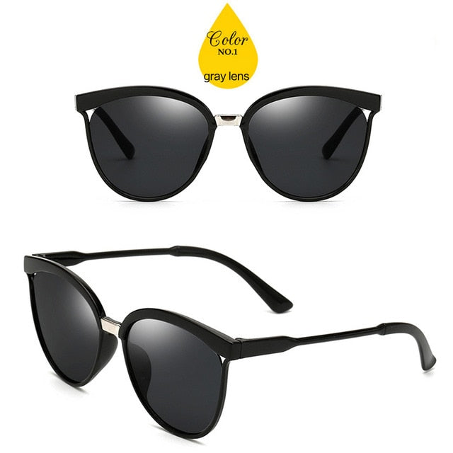 Leonlion Candies Brand Designer Cat Eye Solglasögon Kvinnor Luxury Plastic Sun Glass Classic Retro Outdoor Oculos de Sol Gafas