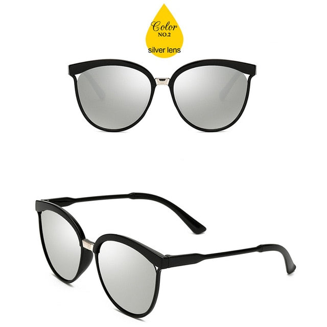 Leonlion Candies Brand Designer Cat Eye Solglasögon Kvinnor Luxury Plastic Sun Glass Classic Retro Outdoor Oculos de Sol Gafas