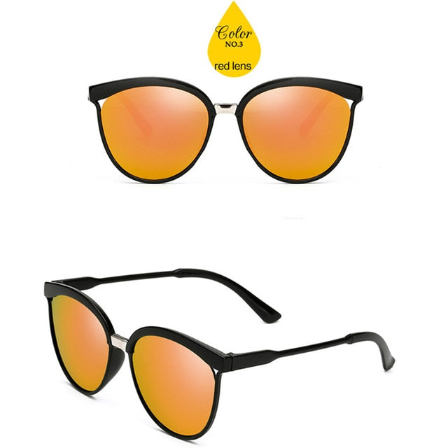 Leonlion Candies Brand Designer Cat Eye Solglasögon Kvinnor Luxury Plastic Sun Glass Classic Retro Outdoor Oculos de Sol Gafas