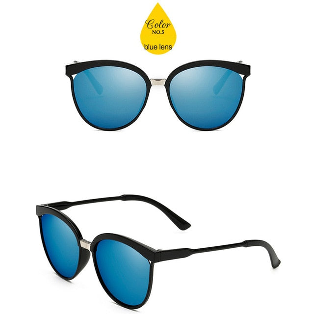 Leonlion Candies Brand Designer Cat Eye Solglasögon Kvinnor Luxury Plastic Sun Glass Classic Retro Outdoor Oculos de Sol Gafas