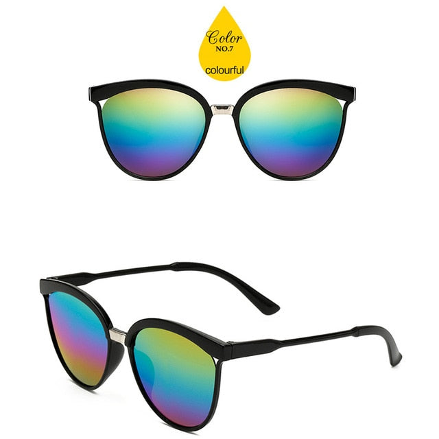 Leonlion Candies Brand Designer Cat Eye Solglasögon Kvinnor Luxury Plastic Sun Glass Classic Retro Outdoor Oculos de Sol Gafas