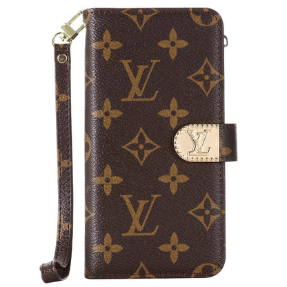 Monogram Canvas Leather Carteira Samsung Casel Case