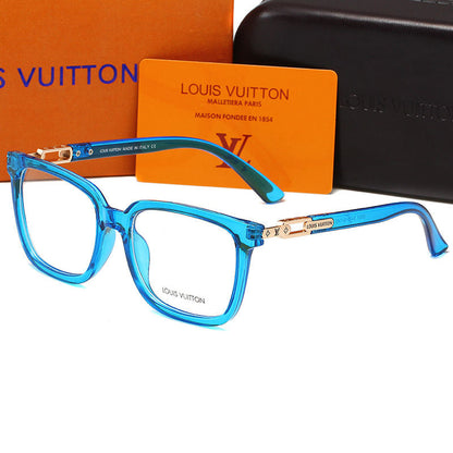 Unisex Metal Hinged Square Sunglasses