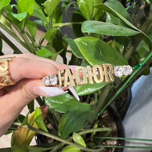 JA Rhinestone Design Bracelet