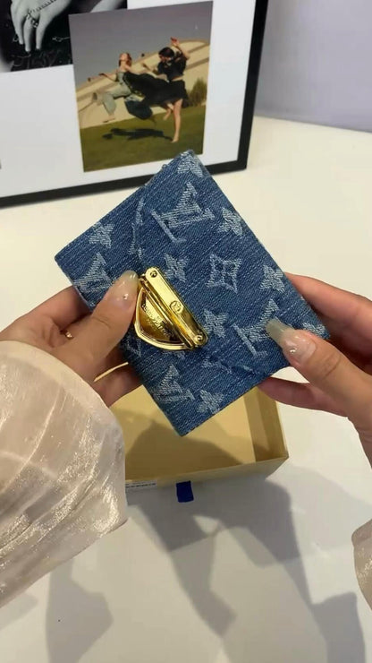 Denim de lujo Mini Bolsa Capucines