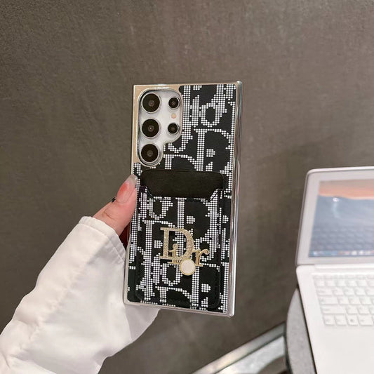 Elegantní ikonická módní pouzdro Samsung s kapsou karty