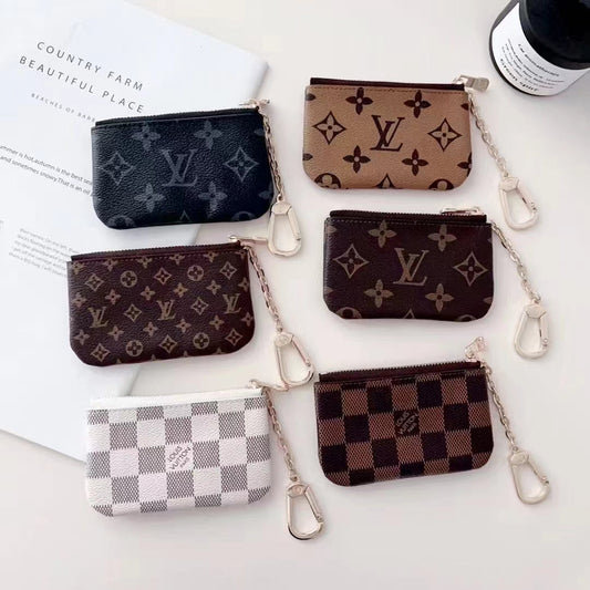 Colección de bolsas monogramas inspiradas en el LV de lujo con clip de cadena